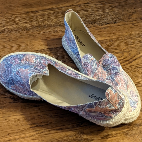 Monroe & Main Espadrille Paisley Slides Size 11.5 - Picture 4 of 6